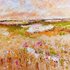 Walk in the fields  - 120 x 120 cm- Schilderij landschap_8