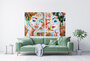 Two sisters - 200 x 120 cm - Tweeluik schilderij vrouw_8