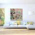 Structured mind - 130 x 130 cm - Schilderij Vrouw_8