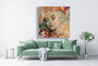 Inner dream - 130 x 130 cm - Schilderij Vrouw_8