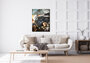 De diepte van een diamant - 80 x 100 cm - Schilderij abstract zee_8