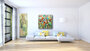 Today flowers - 120x120 x 120 cm - Schilderij bloem_8