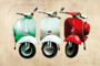 Fotokunst Vespa's 120x80_8