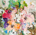Soft Blush - 100 x 100 cm - Abstract bloemen schilderij_8