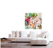 Soft Blush - 100 x 100 cm - Abstract bloemen schilderij_8